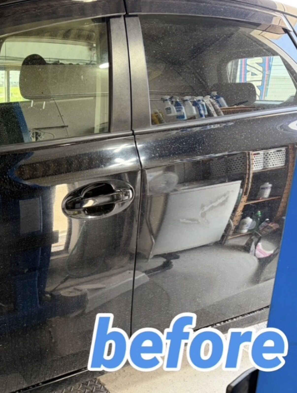 磨き中🚗🧼✨